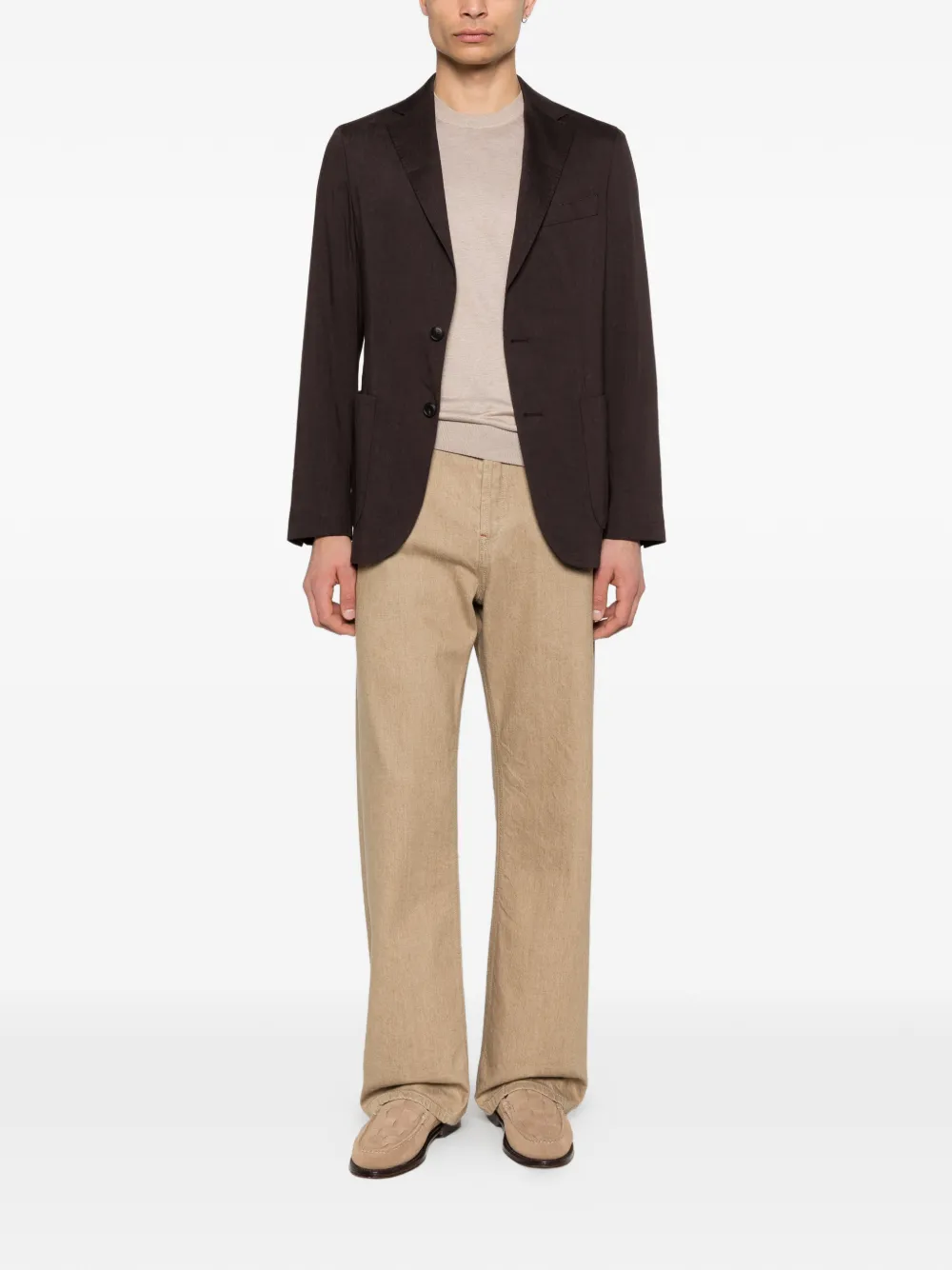 BOSS buttoned patch-pocket blazer | Blazers | Image 2