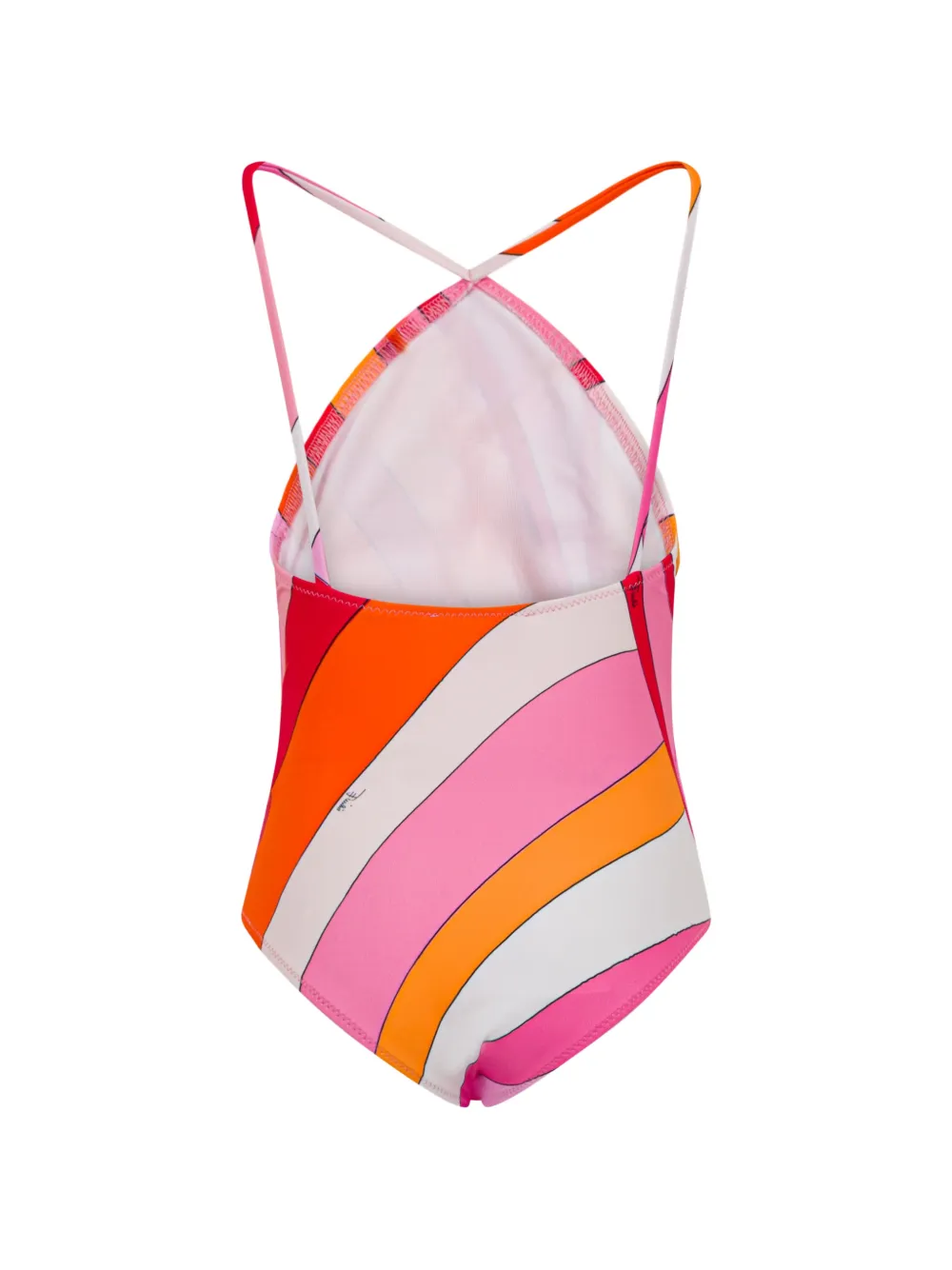 Pucci Junior Printed Swimsuit In Multi