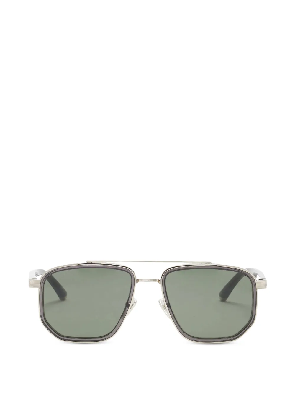 Gucci Eyewear browline-frame sunglasses - Argento