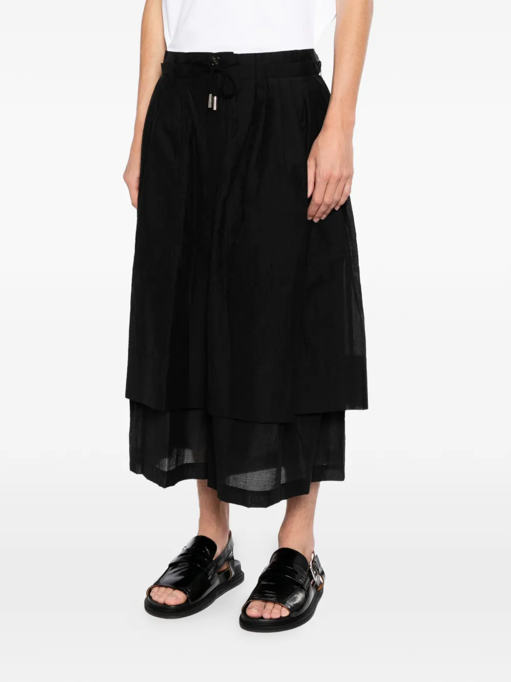 SONGZIO Gelaagde shorts Zwart