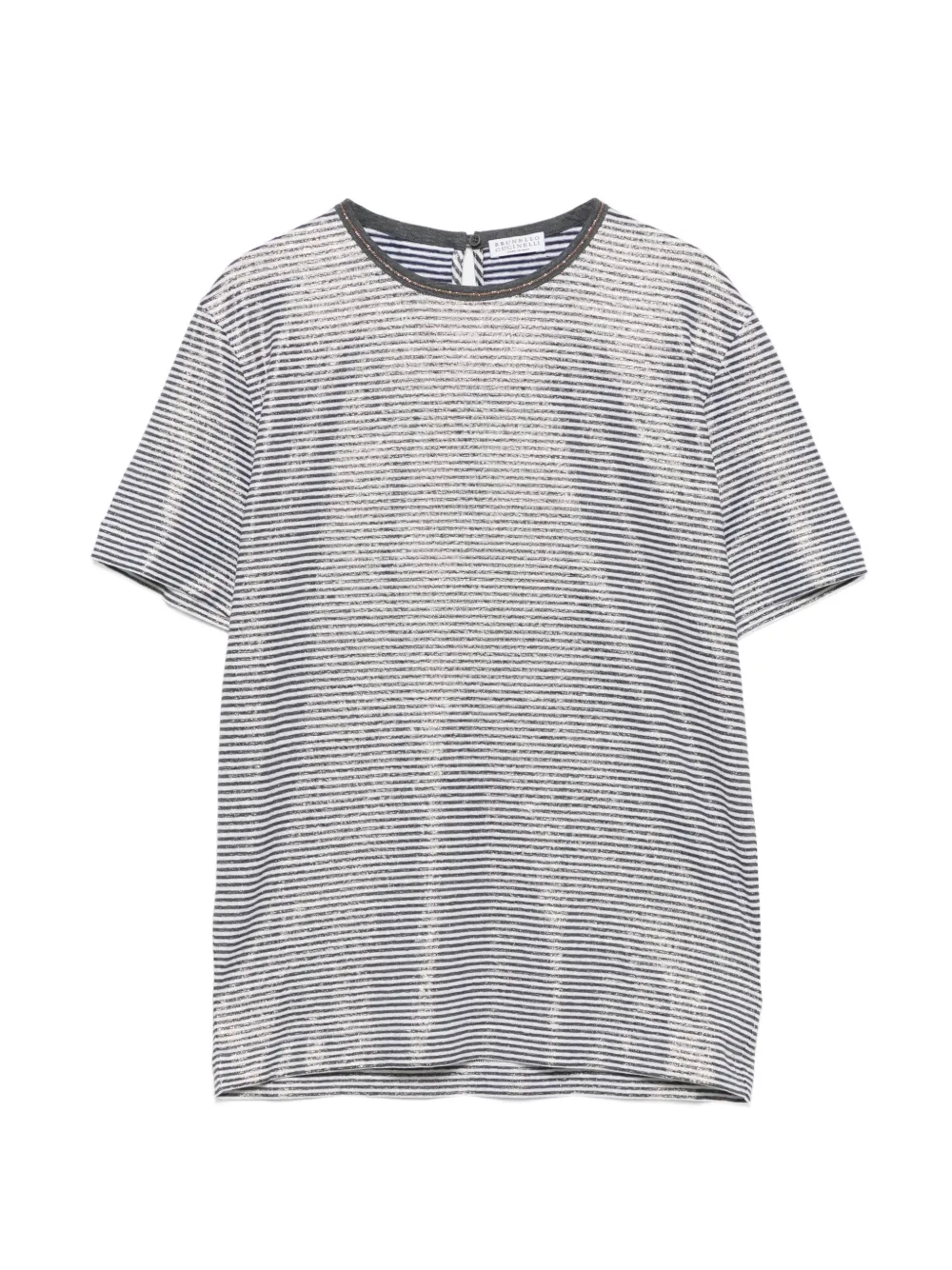 Brunello Cucinelli striped T-shirt - Blu