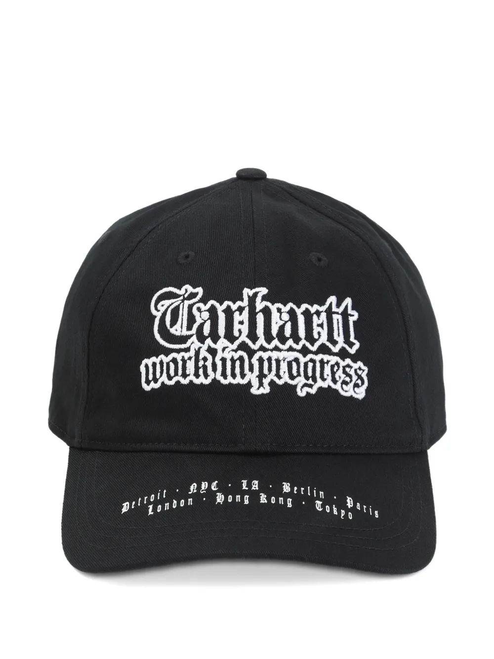 Carhartt WIP embroidered logo baseball cap - Nero