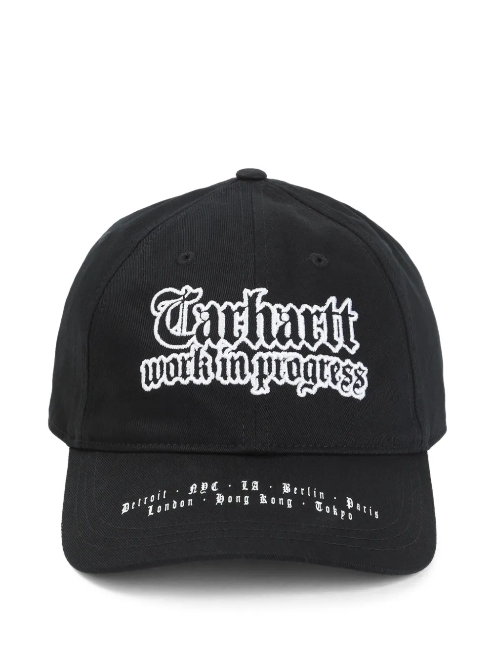 Carhartt WIP embroidered logo baseball cap - Nero