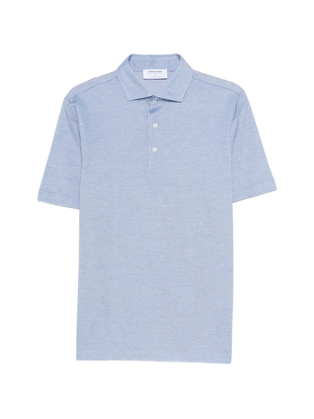 Gran Sasso half-button polo shirt - Blu