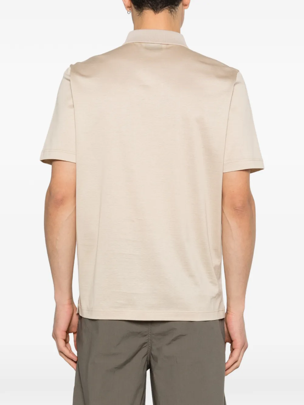 Gran Sasso Poloshirt met rits Beige