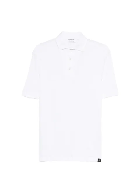 Gran Sasso logo-patch polo shirt