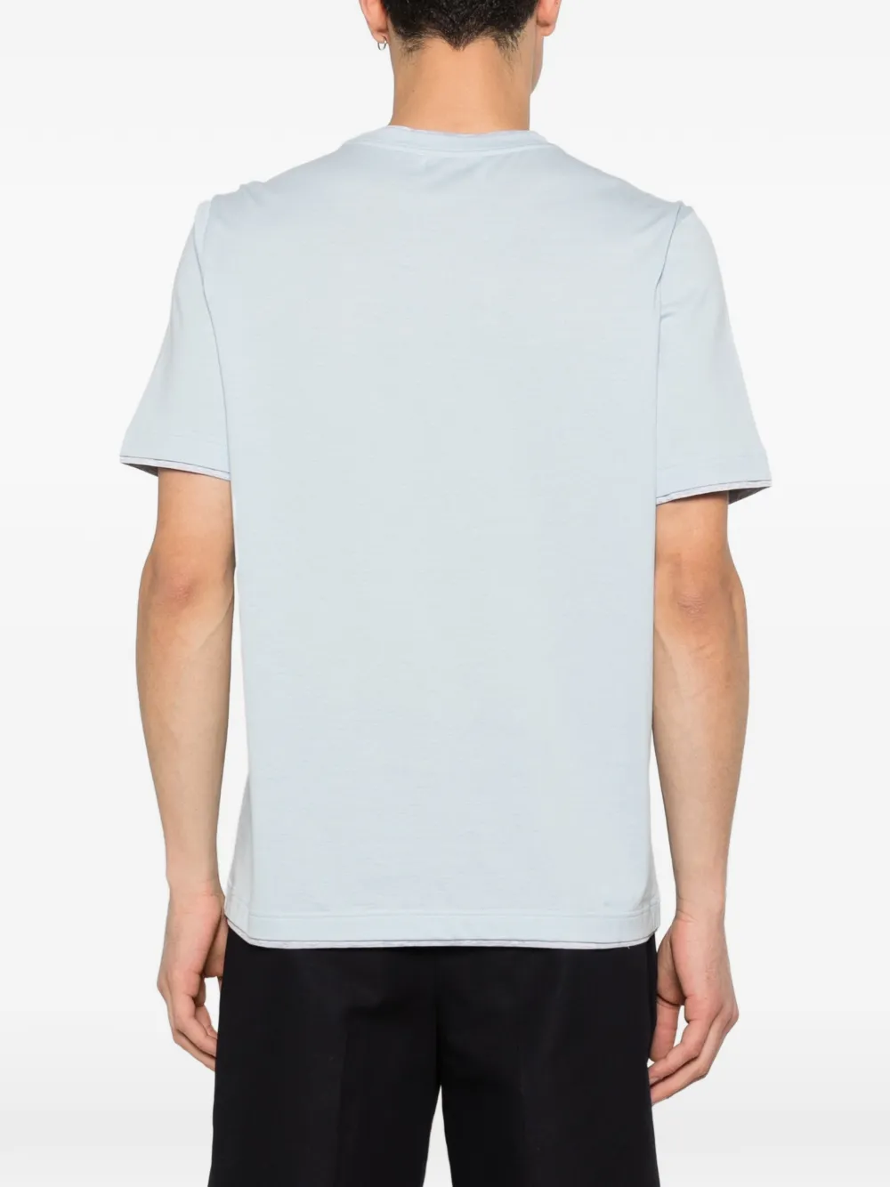 Gran Sasso T-shirt met afwerking Blauw