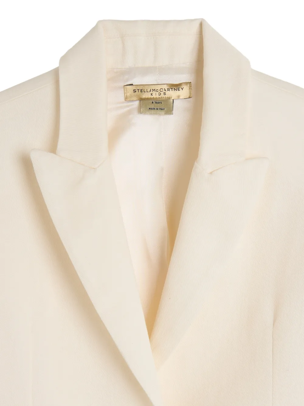 Stella Mccartney Button Blazer In Neutral