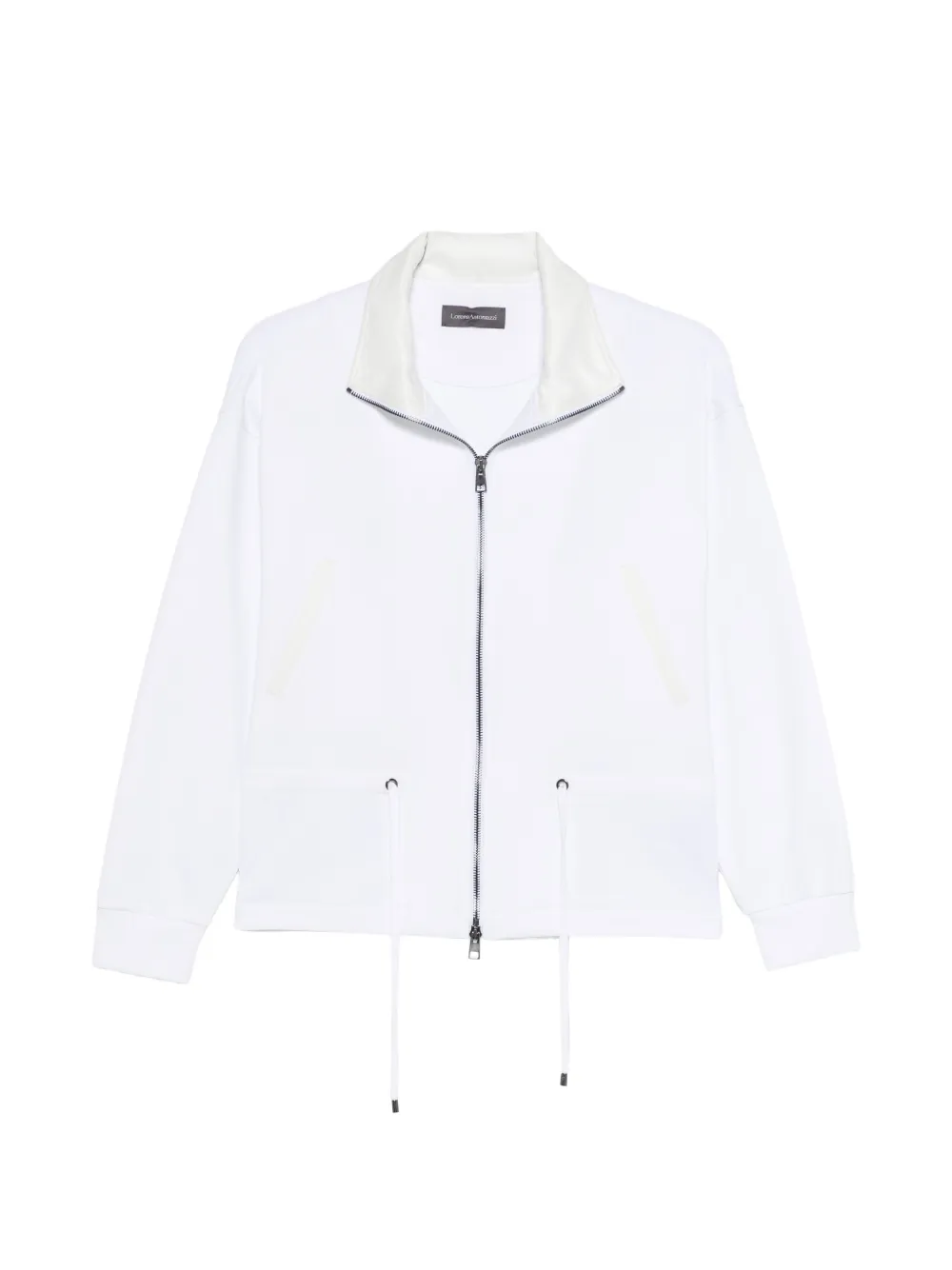 Lorena Antoniazzi zip-up sweatshirt - Bianco