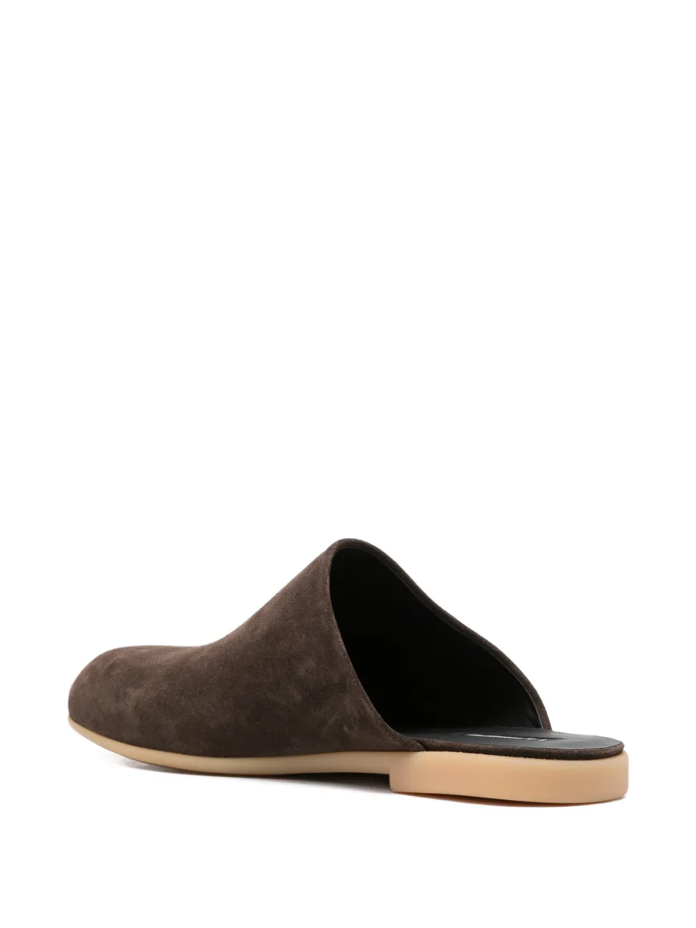 Jil Sander Sandalen met platte zool Bruin