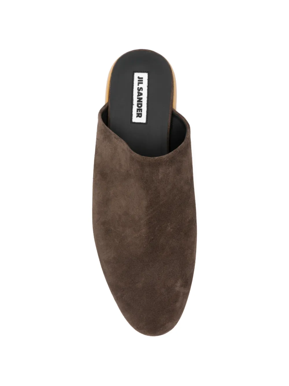 Jil Sander Sandalen met platte zool Bruin