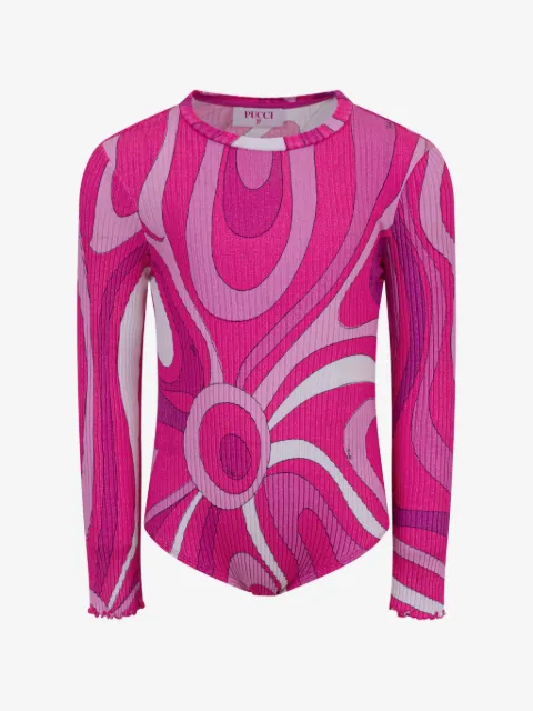 PUCCI Junior printed bodysuit