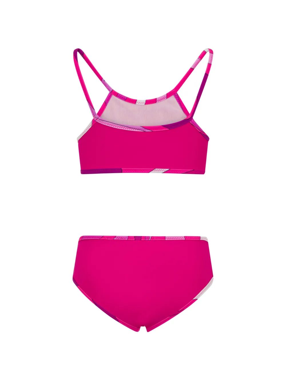 Pucci Junior Logo Bikini In Pink