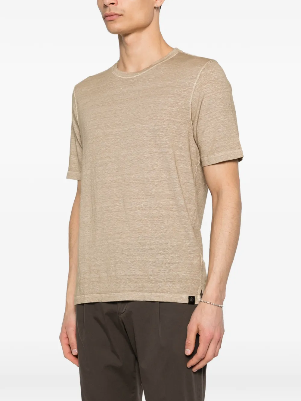 Gran Sasso T-shirt met ronde hals Beige