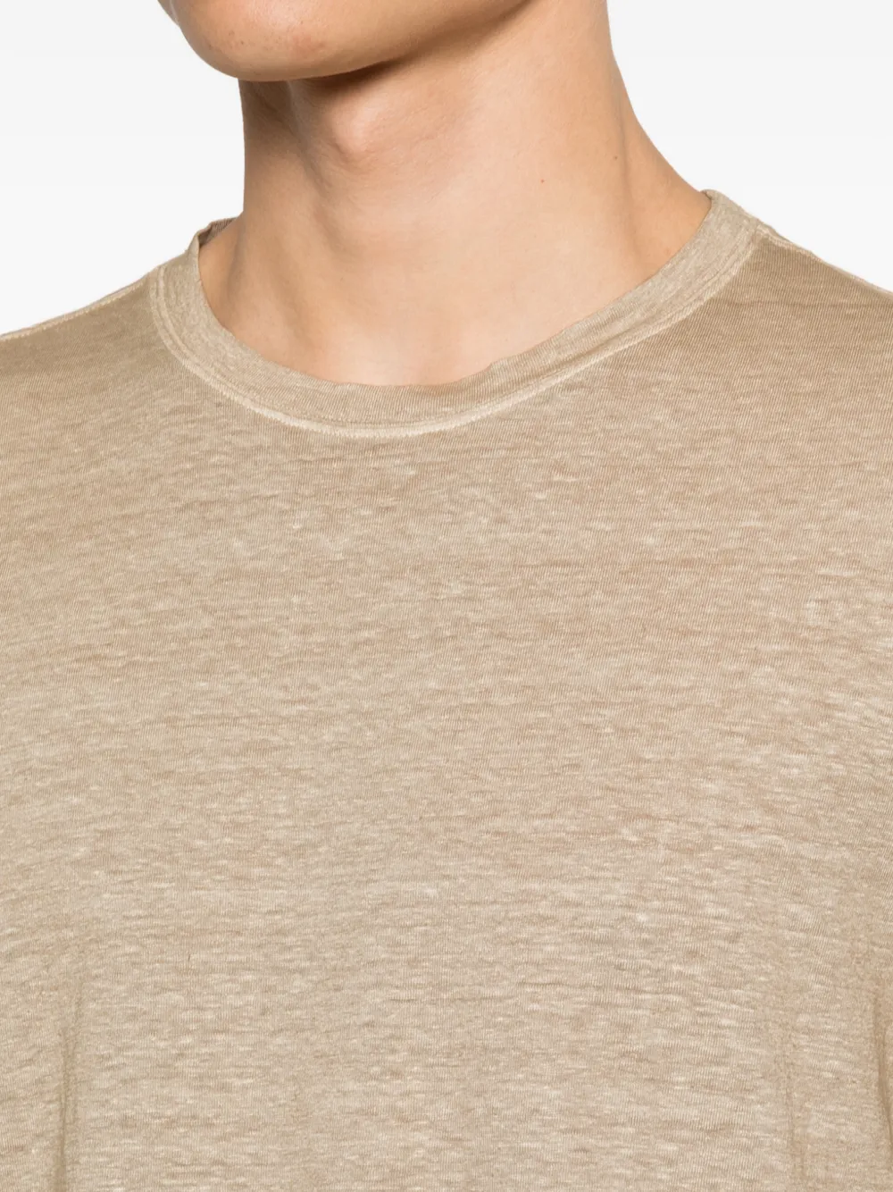 Gran Sasso T-shirt met ronde hals Beige
