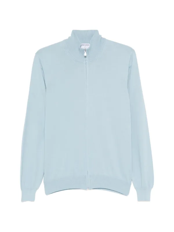 Gran Sasso ジップアップ カーディガン | ブルー | FARFETCH JP