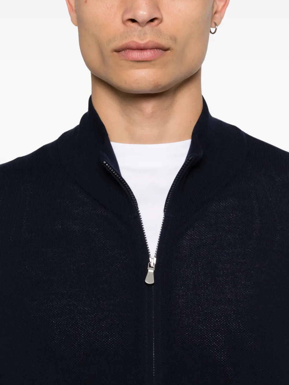 Gran Sasso Vest met rits Blauw