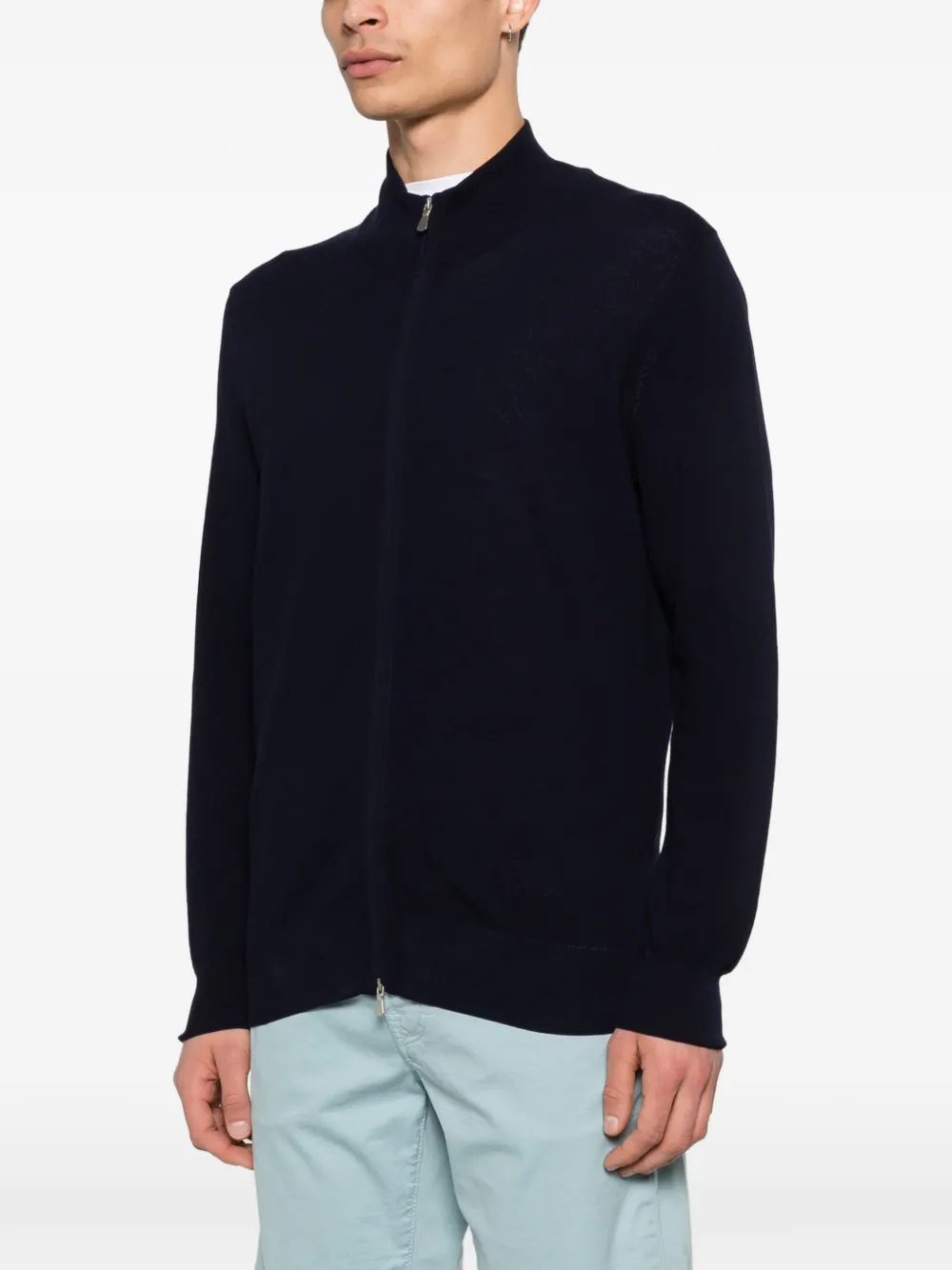 Gran Sasso Vest met rits Blauw