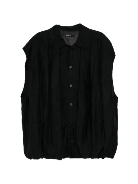 SONGZIO button down slveeless shirt