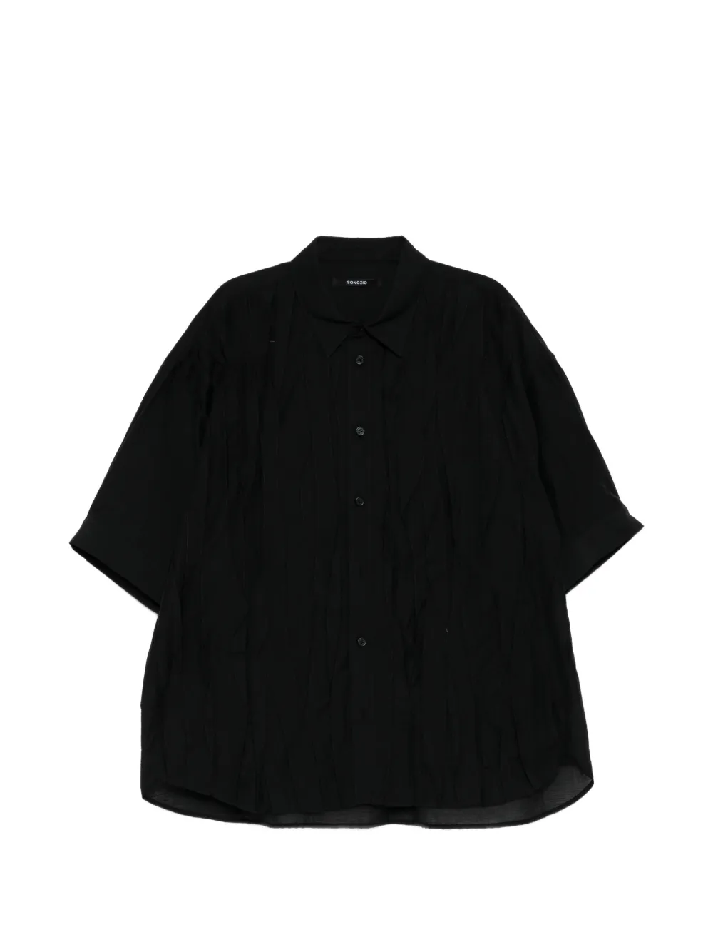 SONGZIO textured shirt - Nero