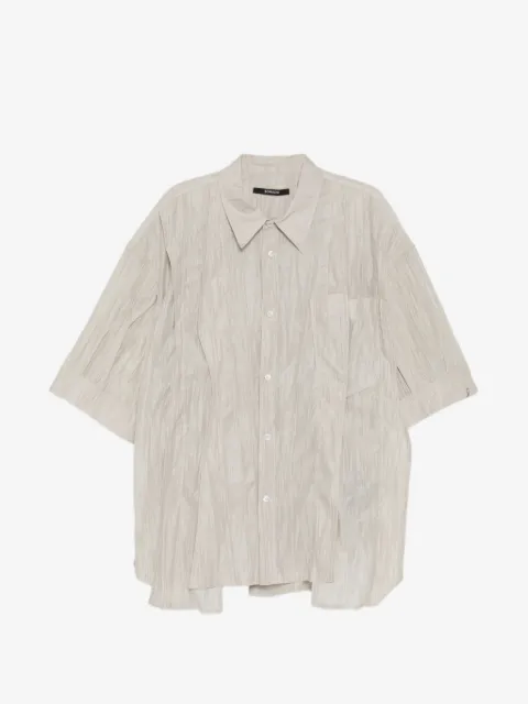 SONGZIO camisa texturizada con bolsillo en el pecho
