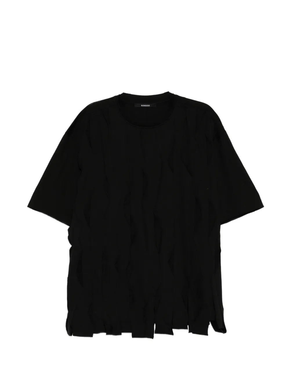 SONGZIO textured T-shirt - Nero