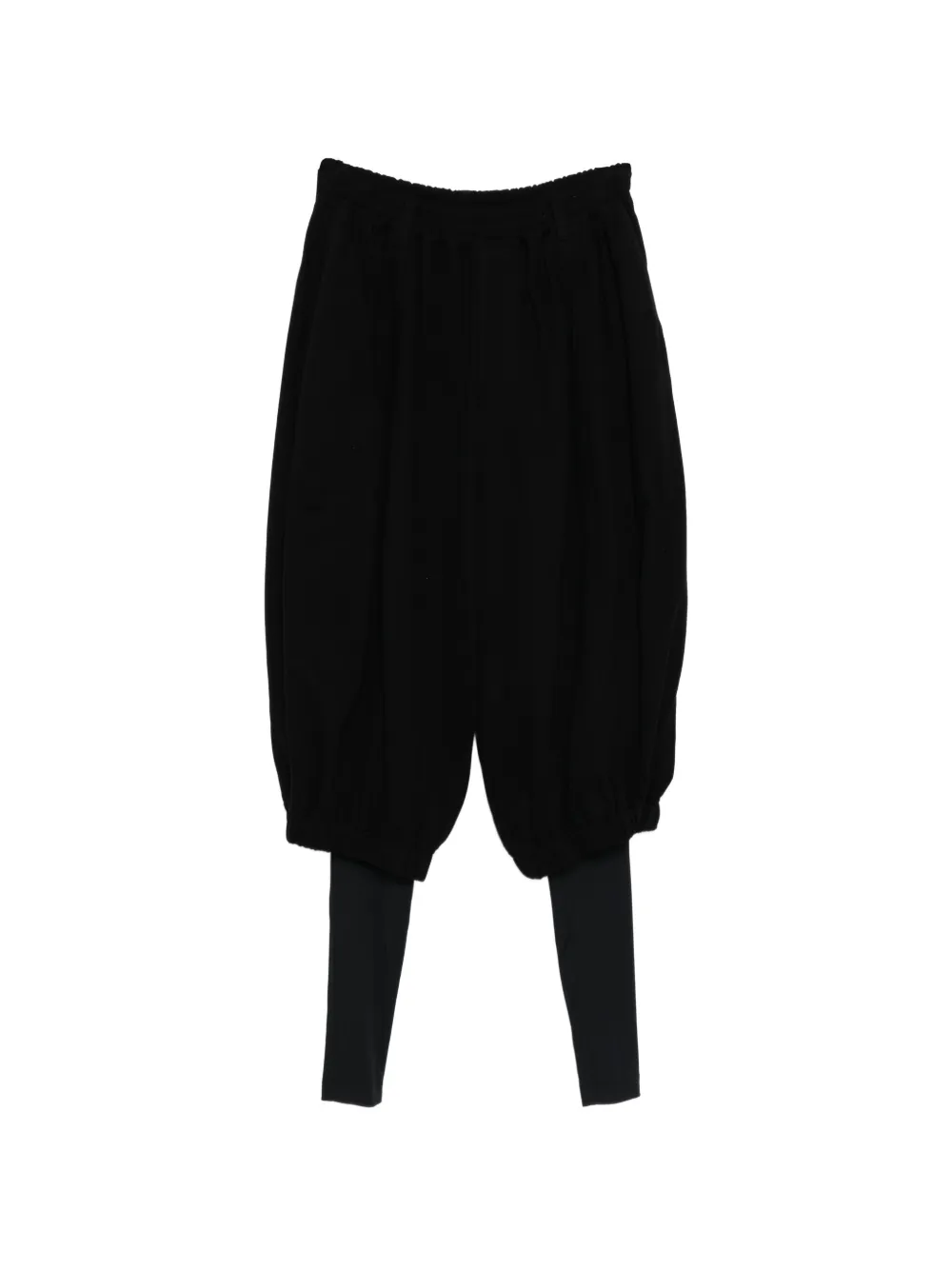SONGZIO bias sarouel sweat pants - Nero