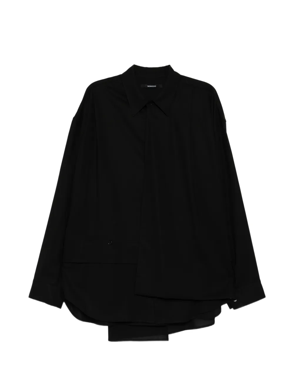 SONGZIO layered shirt - Nero
