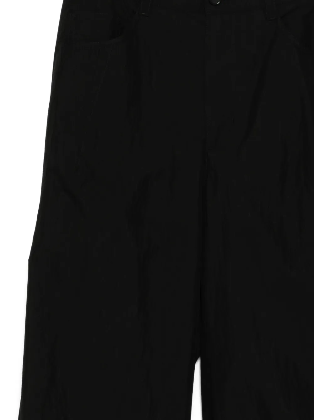 SONGZIO Bias gedrapeerde flared broek Zwart