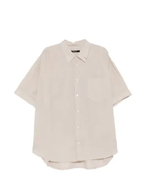 AMI Paris Camisa Ami De Coeur Com Listras Verticais | Neutro