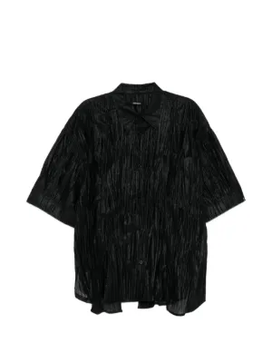 Undercover Pinstripe Pocket Shirt | Black | FARFETCH