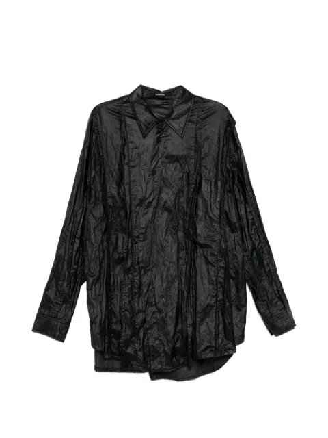 SONGZIO crinkled long-sleeve shirt