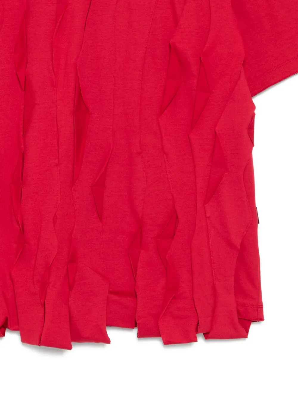 SONGZIO Getextureerd T-shirt Rood