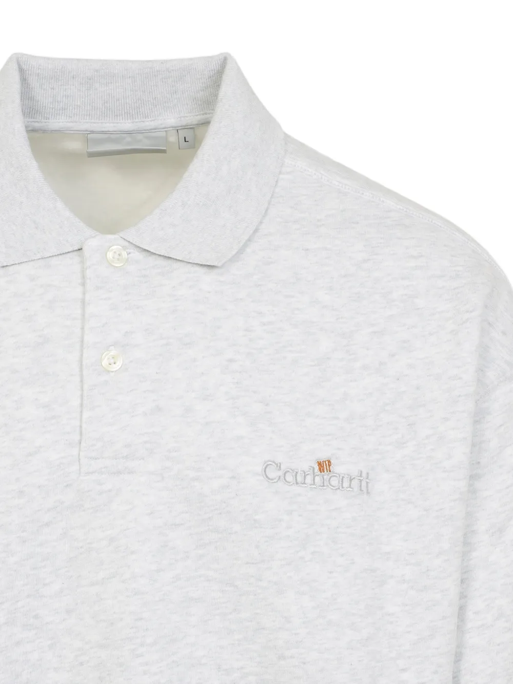 Carhartt WIP Label poloshirt Grijs