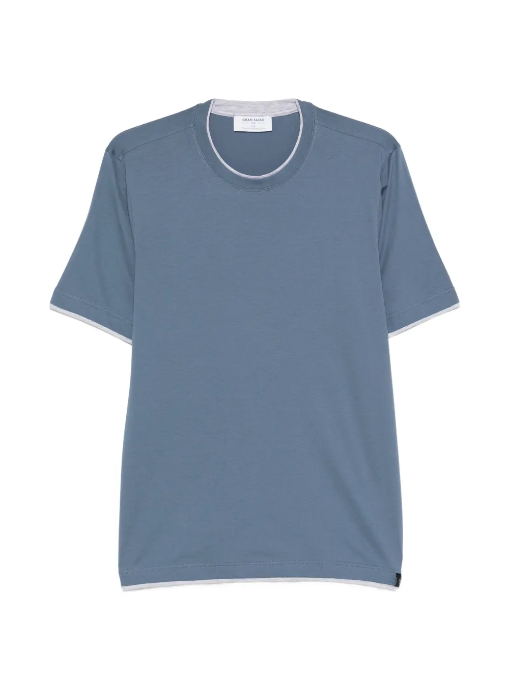 Gran Sasso trim-detail T-shirt - Blau