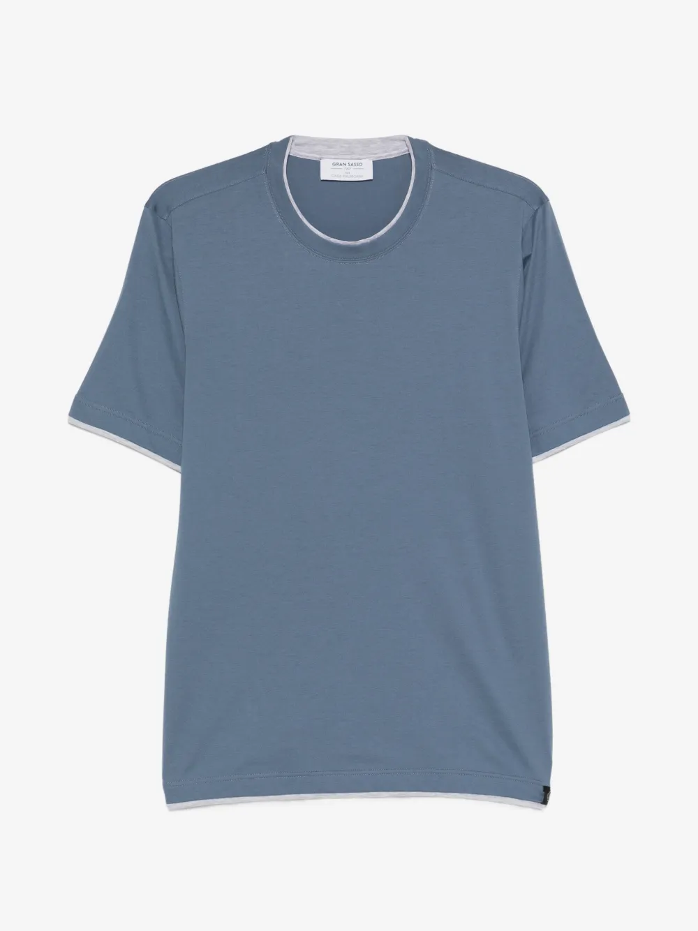 Gran Sasso トリムディテール Tシャツ | ブルー | Image 1