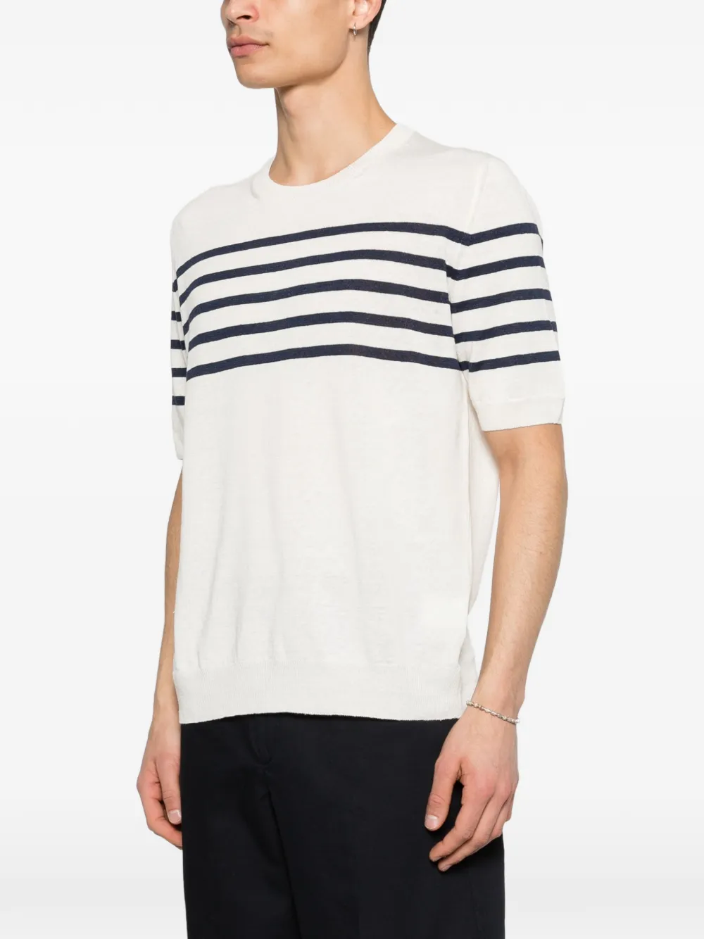 Gran Sasso T-shirt met ronde hals Wit