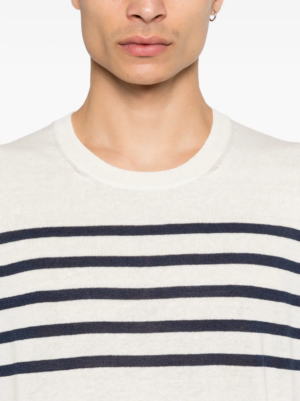 Gran Sasso T-shirt met ronde hals Wit