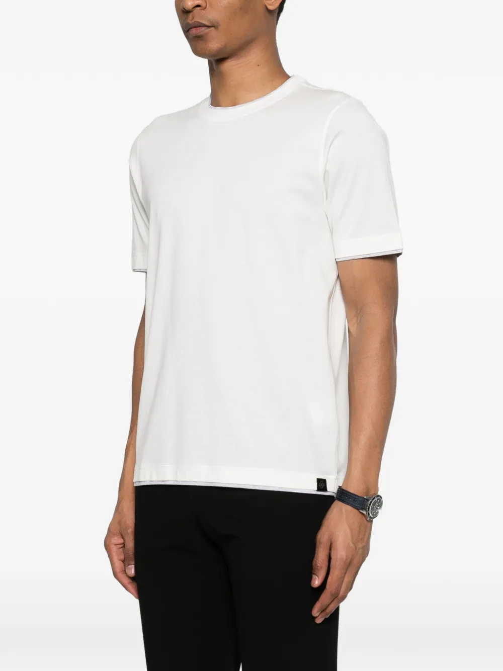Gran Sasso T-shirt met ronde hals Wit