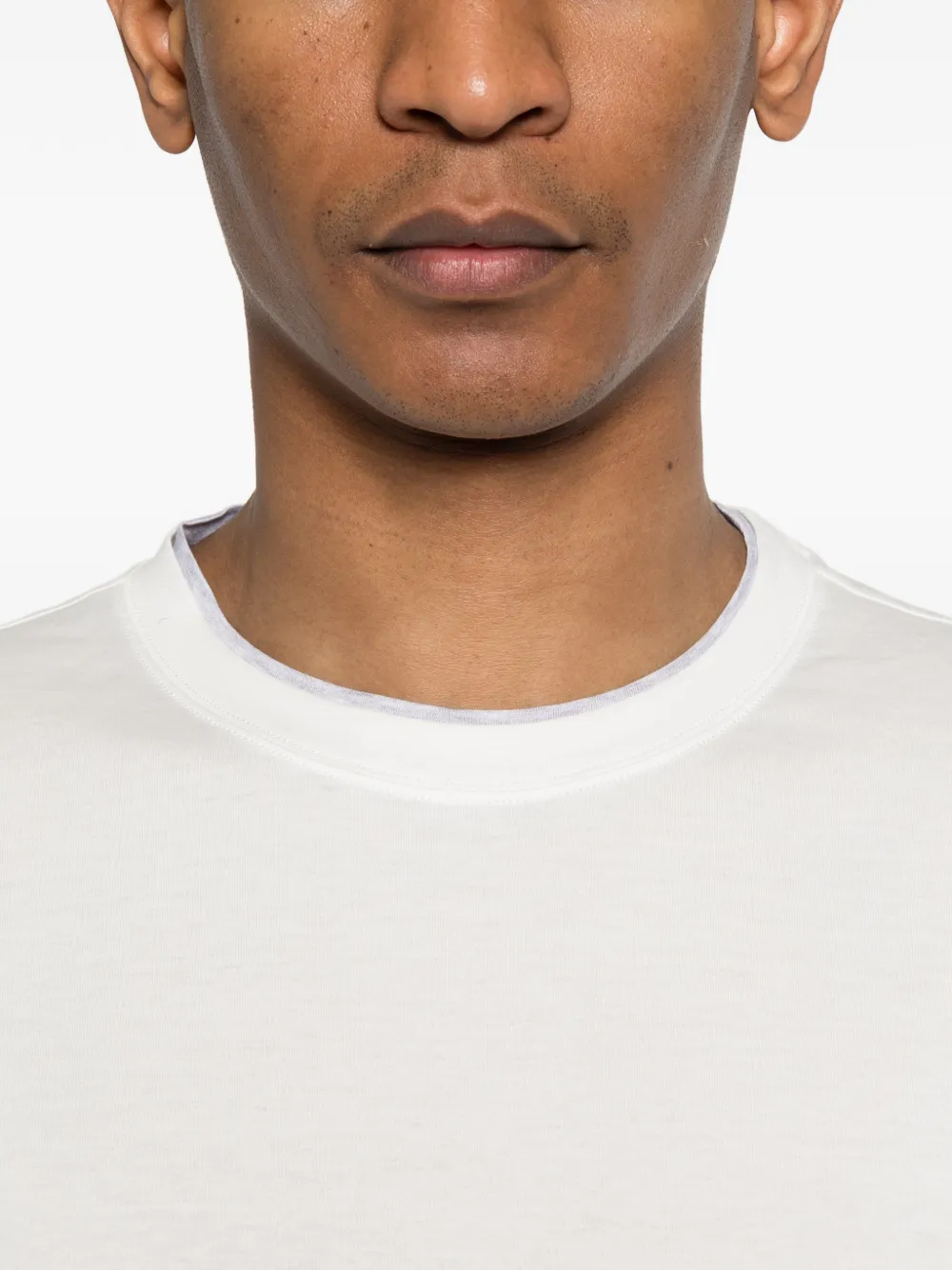Gran Sasso T-shirt met ronde hals Wit