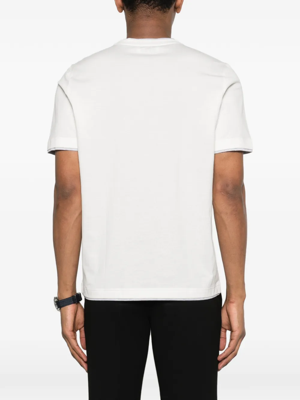 Gran Sasso T-shirt met ronde hals Wit