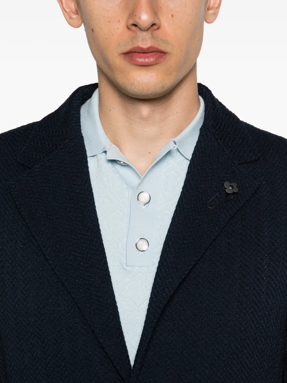 Lardini ノッチドラペル ジャケット | ブルー | FARFETCH JP