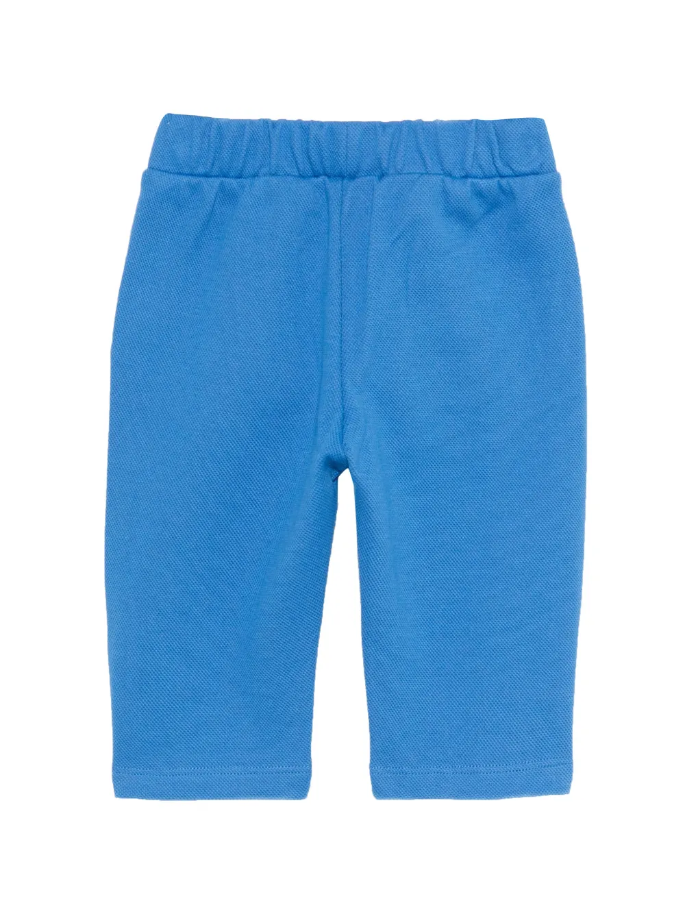 Moschino Kids Broek met teddy-logo Blauw