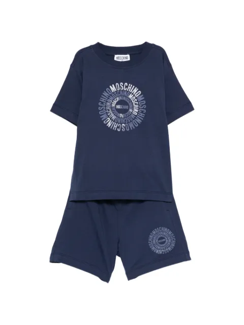 Moschino Kids traje deportivo con motivo gráfico