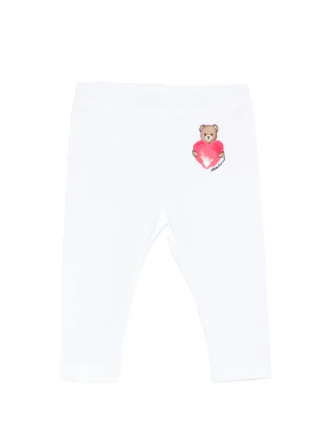 Moschino Kids heart graphic leggings