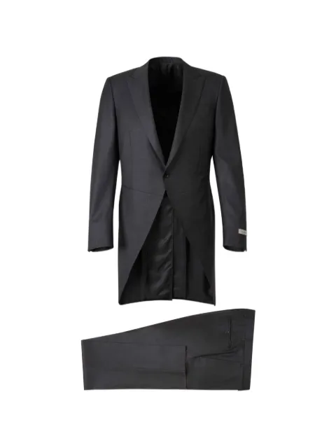 Canali logo-detail suit