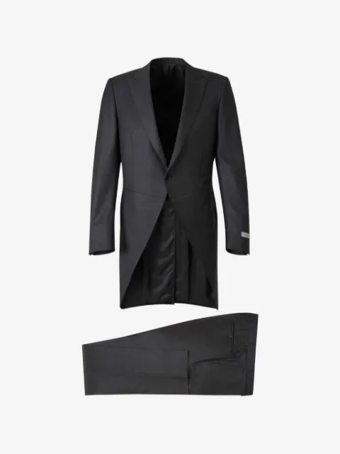 Canali logo-detail suit