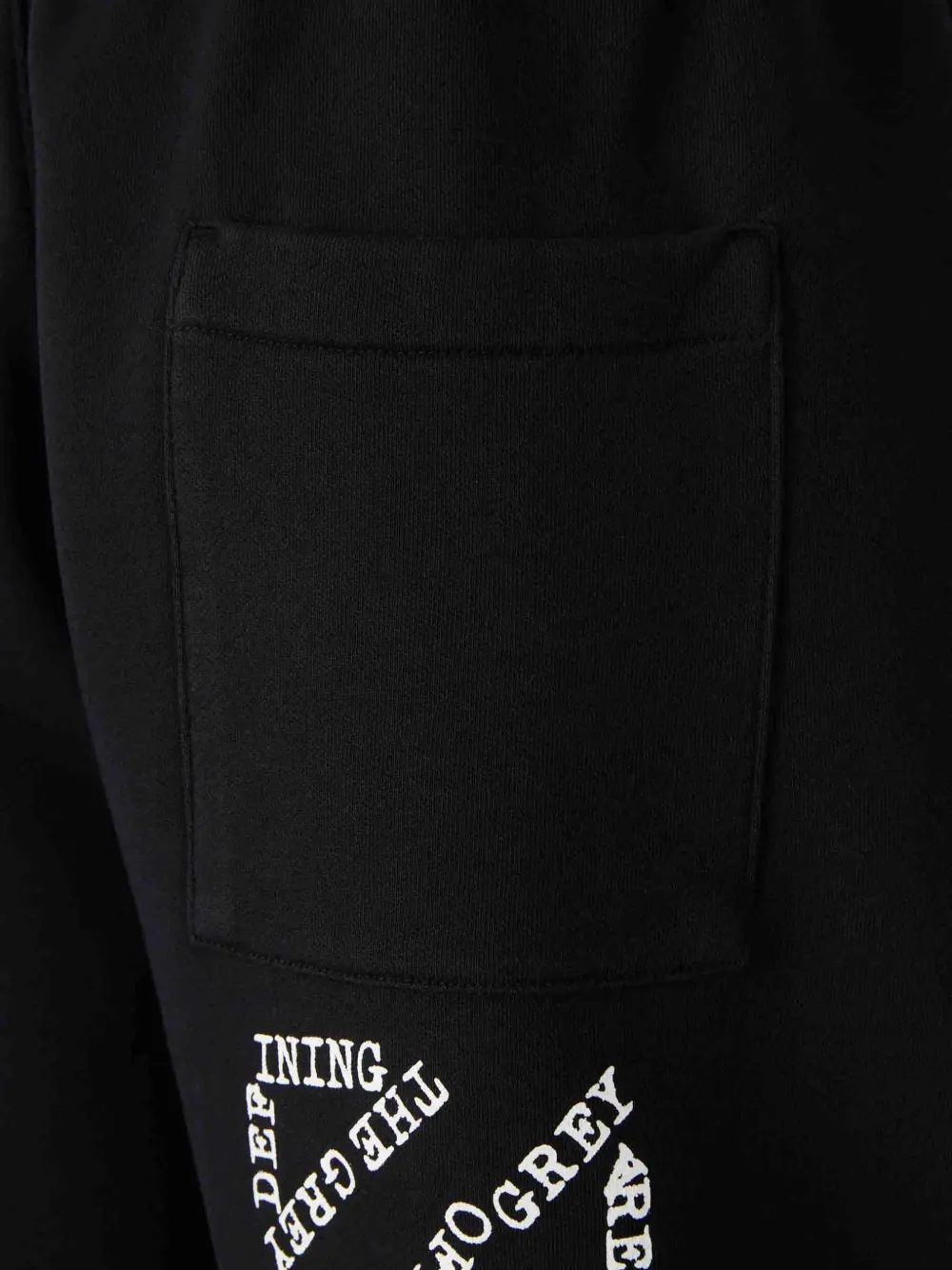 Off-White Shorts met trekkoord en print Zwart
