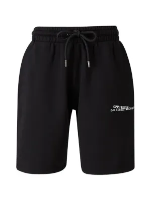 Off-White Exact Opp Skate Cotton Track Shorts | Black | FARFETCH