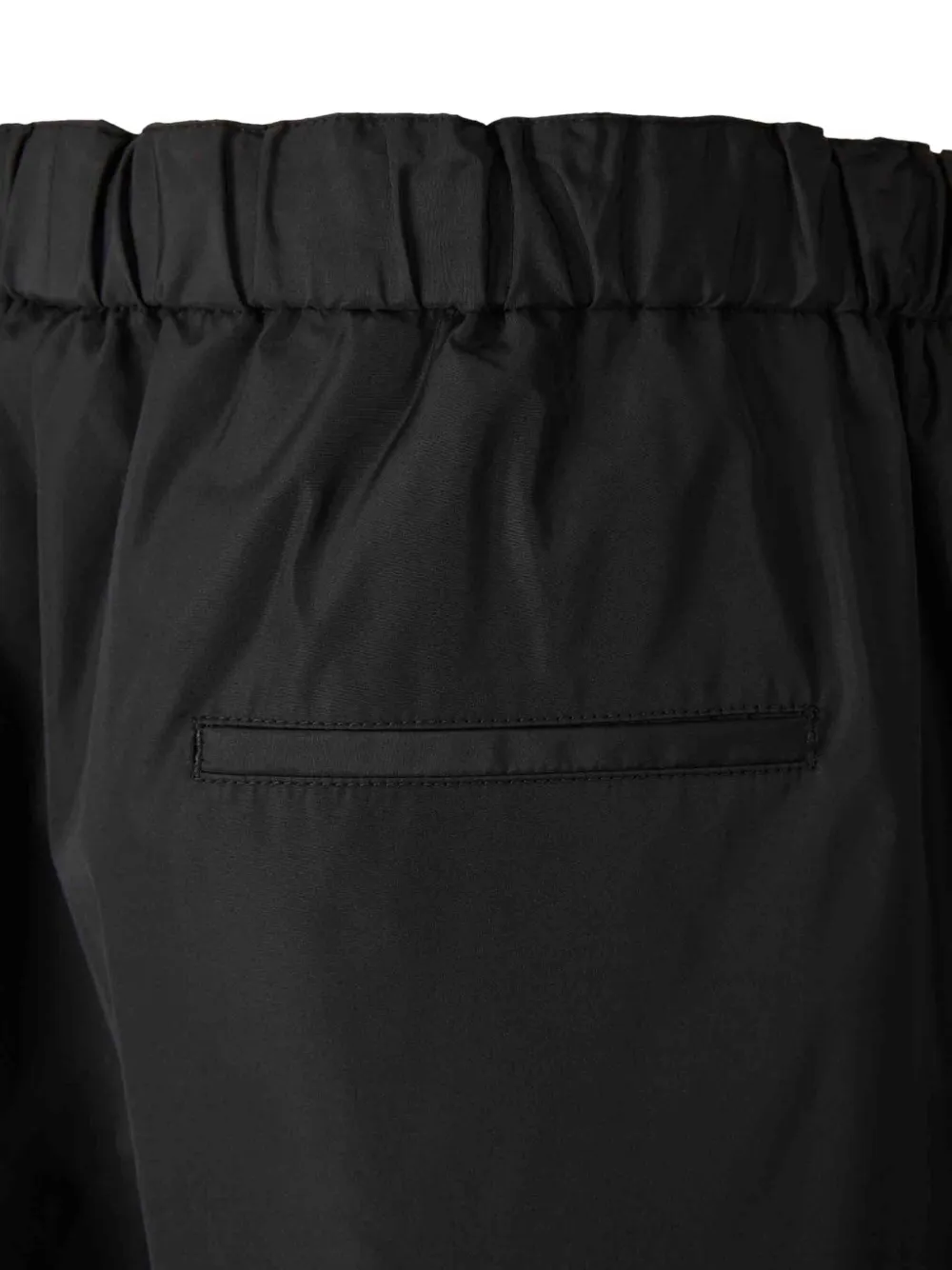 Jil Sander Shorts met elastische tailleband Zwart